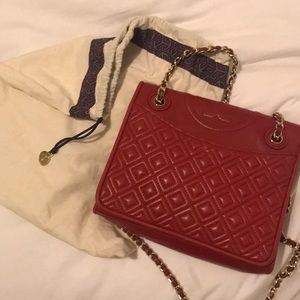 Authentic Tory Burch Fleming Medium Bag